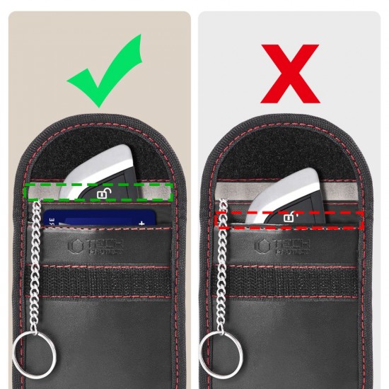 Tech-Protect KLR100 RFID Case - Black and Red