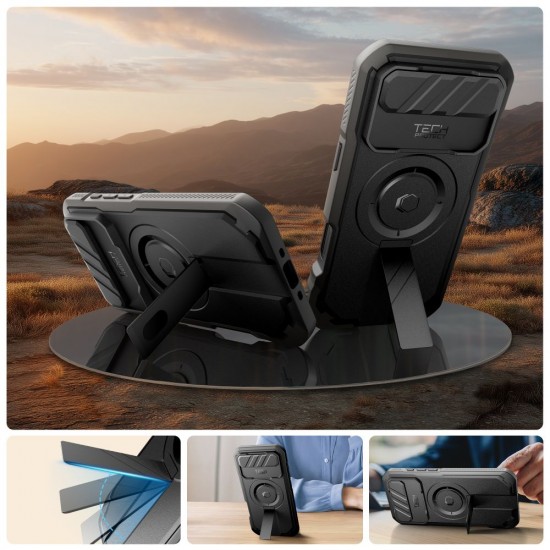 Tech-Protect Kevlar MagSafe Case for iPhone 17 Air - Black