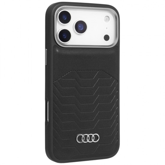 Audi GT Synthetic Leather MagSafe case for iPhone 17 Pro - black