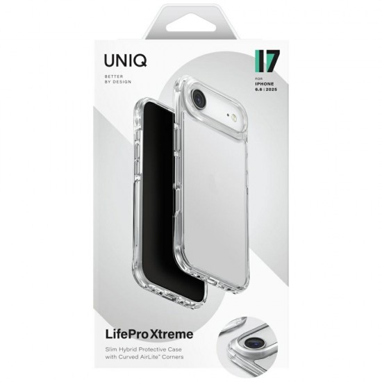 Uniq Lifepro Xtreme Case for iPhone 17 Air Transparent