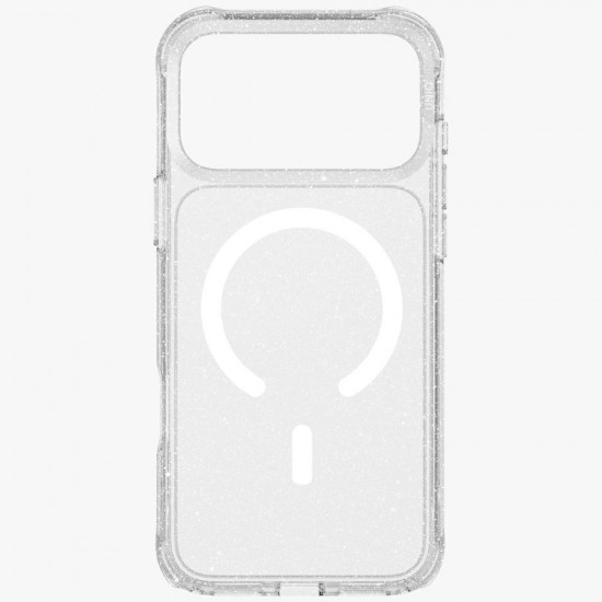 Uniq LifePro Xtreme Magclick Charging Case for iPhone 17 Pro Max - Clear-Glitter