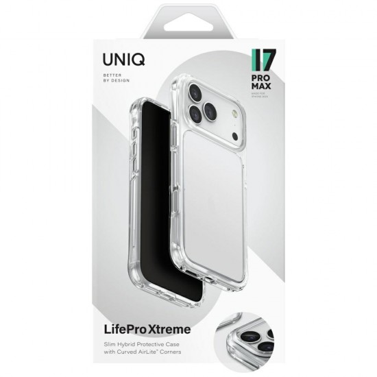 Uniq Lifepro Xtreme Case for iPhone 17 Pro Max - Transparent