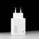 Xiaomi MDY-16-EF 1xUSB-A 33W Wall Charger with 3A USB-C Cable - White