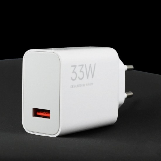 Xiaomi MDY-16-EF 1xUSB-A 33W Wall Charger with 3A USB-C Cable - White