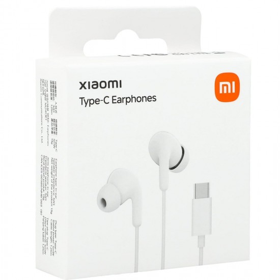 Xiaomi BHR8931GL In-Ear Wired Headphones USB-C with Remote Control - White