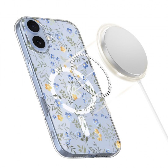 Tech-Protect FlexAir MagSafe Case for iPhone 17 - Daisies with Leaves