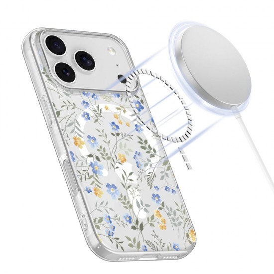 Tech-Protect FlexAir MagSafe Case for iPhone 17 Pro - Daisies with Leaves