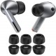 Tech-Protect Ear Tips for Samsung Galaxy Buds 3 Pro in sizes S / M / L - black (3 pcs.)