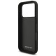 AMG Leather Debossed Lines Logo Case for iPhone 17 Pro - Black