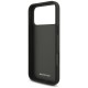 AMG Leather Debossed Lines Logo Case for iPhone 17 Pro Max - Black