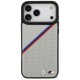 BMW M Tricolor Metal Logo MagSafe Case for iPhone 17 Pro Max - Gray