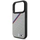 BMW M Tricolor Metal Logo MagSafe Case for iPhone 17 Pro - Gray