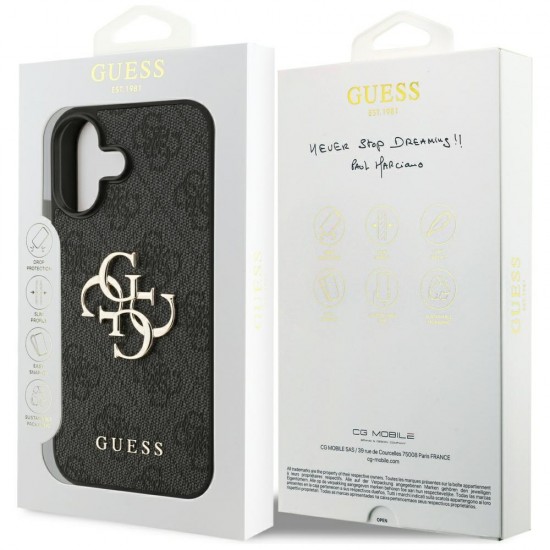 Guess 4G Big Logo Case for iPhone 17 - Black