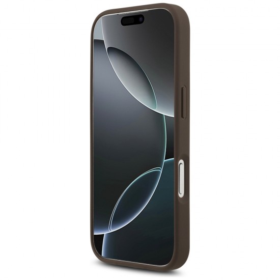 Guess 4G Big Logo Case for iPhone 17 Pro - Brown