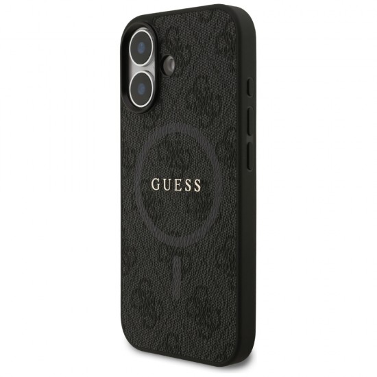 Guess 4G Ring Classic Logo MagSafe case for iPhone 17 - black