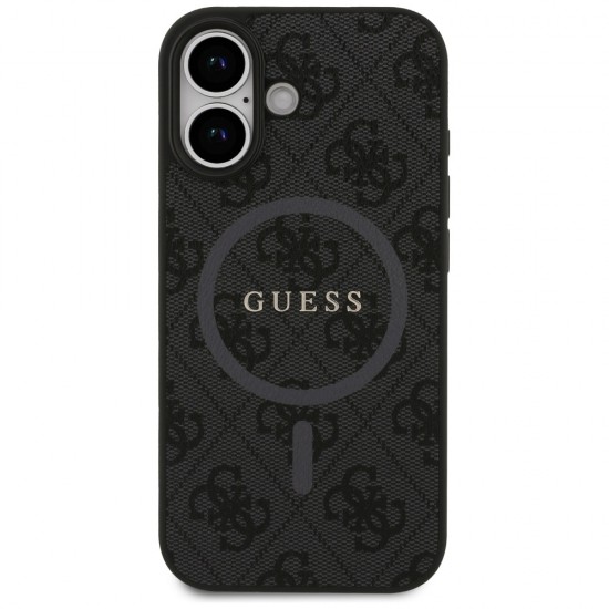 Guess 4G Ring Classic Logo MagSafe case for iPhone 17 - black