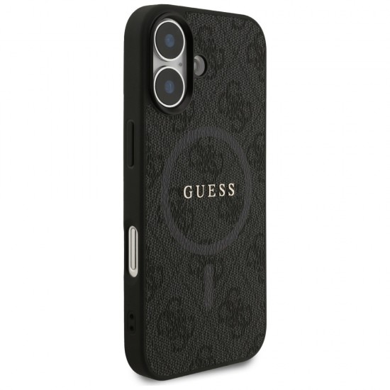 Guess 4G Ring Classic Logo MagSafe case for iPhone 17 - black