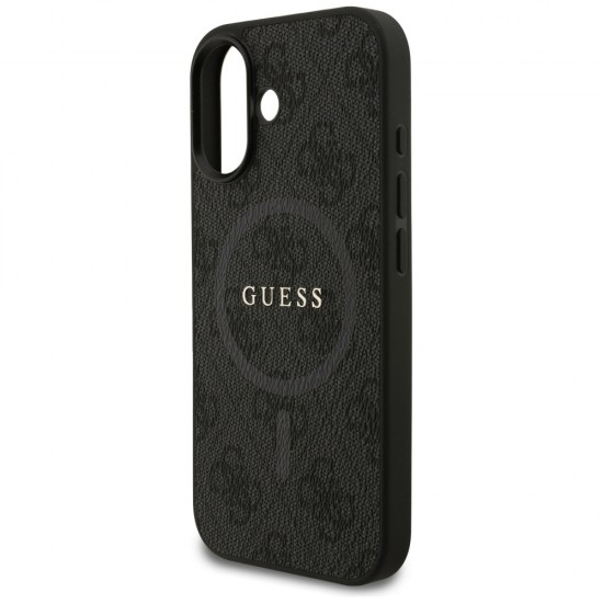 Guess 4G Ring Classic Logo MagSafe case for iPhone 17 - black