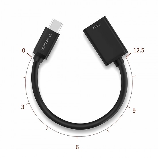 Wozinsky WOTGY1S USB-C 3.0 (male) - USB-A 3.0 (female) OTG Adapter - Black