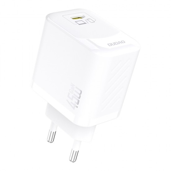 Dudao A28C 45W GaN Wall Charger + USB-C Cable - White