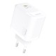 Dudao A28C 45W GaN Wall Charger + USB-C Cable - White
