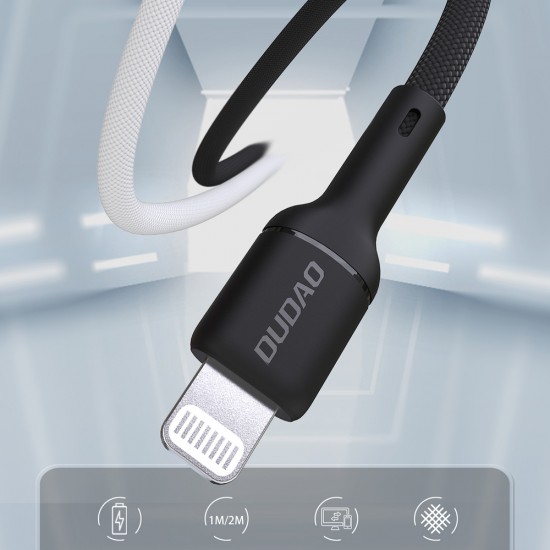 Dudao L9X 30W USB-C - Lightning Cable 1m - Black
