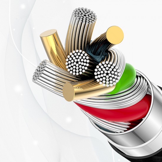 Dudao L9C Max 240W PD USB-C - USB-C 2m Cable - White