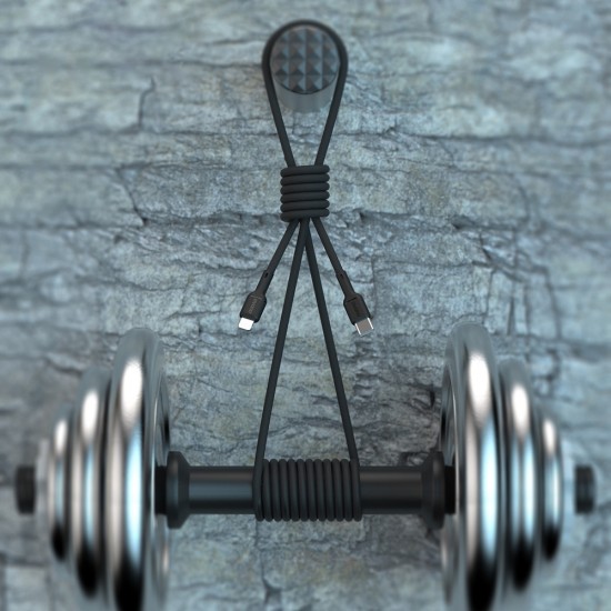 Dudao L9C Max 240W PD USB-C - USB-C 2m Cable - Black