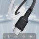 Dudao L9C Max 240W PD USB-C - USB-C 2m Cable - Black