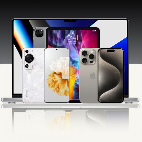 Dudao L20 Pro 4-in-1 USB-A / USB-C - Lightning / USB-C Cable - Black