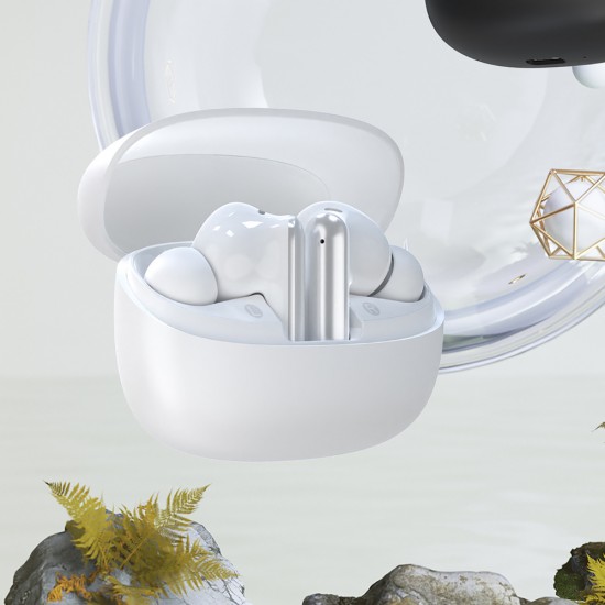 Dudao U21 TWS ANC ENC Bluetooth Wireless Headphones - White