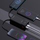 Dudao K15Pro Power Bank 20000mAh 22.5W PD USB-C / USB-A / Built-in Lightning and USB-C Cables - Black