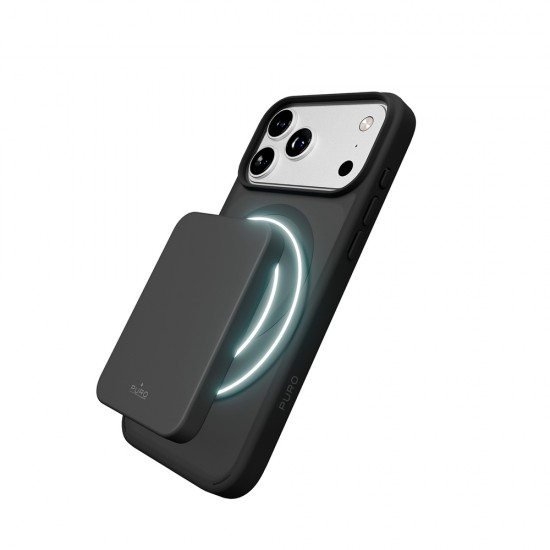 Puro Gradient TPU Case Compatible with MagSafe for iPhone 17 Pro Max - Black