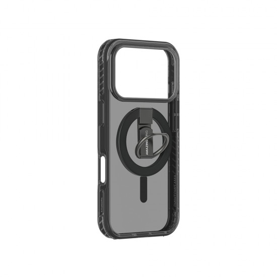 AmazingThing Titan Pro Grip Ring Set Case for iPhone 17 Pro Max Compatible with MagSafe - Black