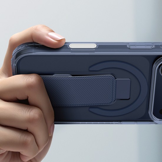 AmazingThing Titan Pro Holder Case for iPhone 17 Pro Max Compatible with MagSafe - Blue