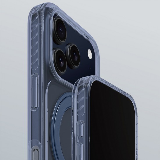 AmazingThing Titan Pro MagSpin Case for iPhone 17 Pro Compatible with MagSafe - Blue