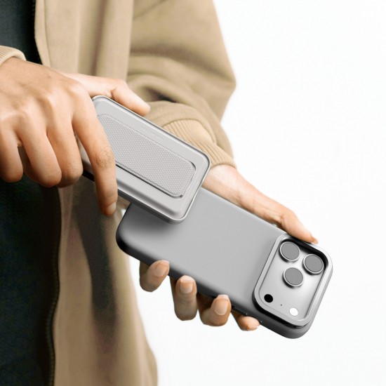 AmazingThing Glamour iPhone 17 Pro Max Case with Stand - Gray