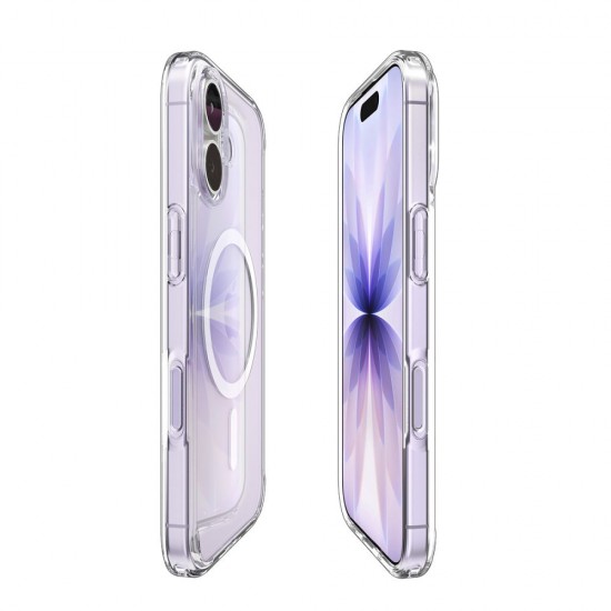 Spigen Ultra Hybrid MagSafe Case for iPhone 17 - Clear and White