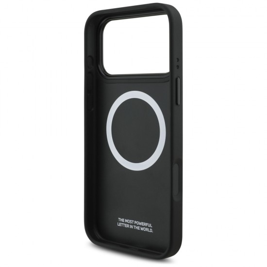 BMW M Perforated Stripe Logo MagSafe Case for iPhone 17 Pro Max - Gray