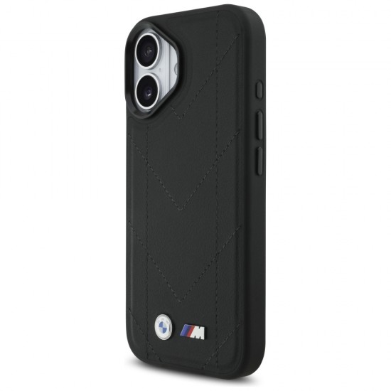 BMW M Quilted Logo MagSafe iPhone 17 Case - Black