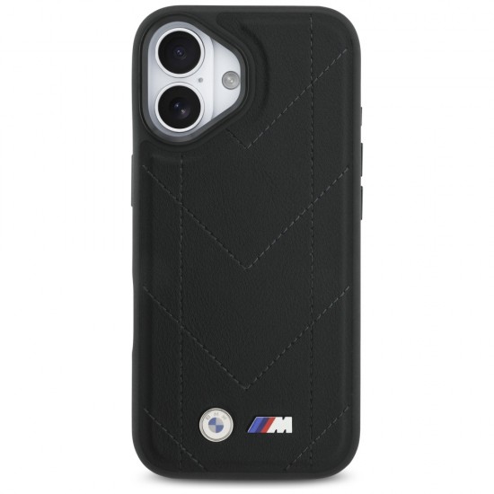 BMW M Quilted Logo MagSafe iPhone 17 Case - Black
