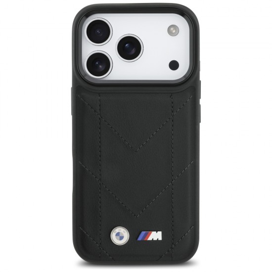 BMW M Quilted Logo MagSafe Case for iPhone 17 Pro - Black