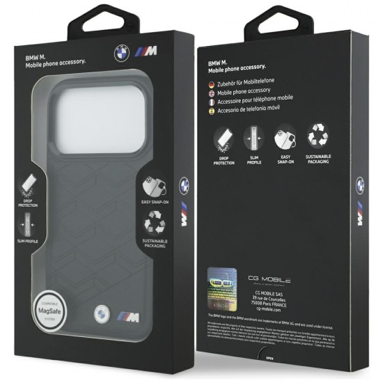BMW M Shape Logo MagSafe Case for iPhone 17 Pro - Black