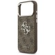 Guess 4G Big 4G Classic Logo Case for iPhone 17 Pro Max Brown - Silver