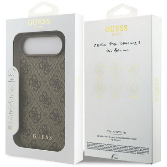 Guess 4G Classic Case for iPhone 17 Air - Brown