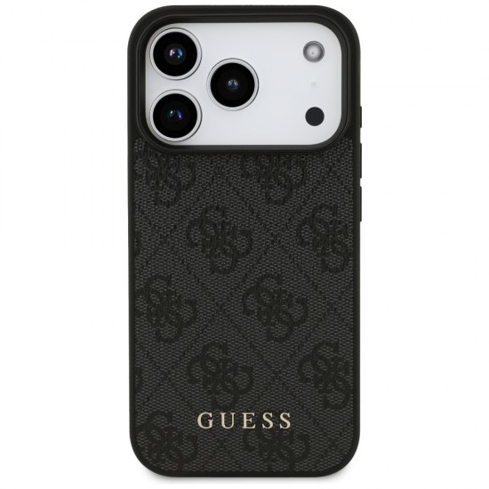 Guess 4G Classic Case for iPhone 17 Pro - Black