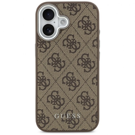 Guess 4G Classic Logo MagSafe case for iPhone 17 - brown