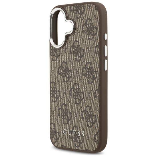 Guess 4G Classic Logo MagSafe case for iPhone 17 - brown