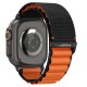 Spigen WBF1 Strap for Apple Watch 44 / 45 / 46 / 49 mm - Black and Orange