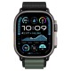 Strap Spigen WBF1 Strap for Apple Watch 44 / 45 / 46 / 49 mm - Black and Green